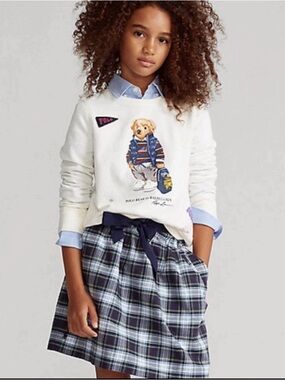 Polo Ralph Lauren Girl’s Tartan Plaid Oxford Skirt